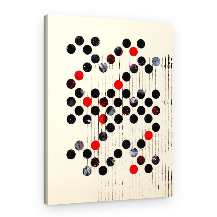 Scattered Circles Pattern – Canvas Print
