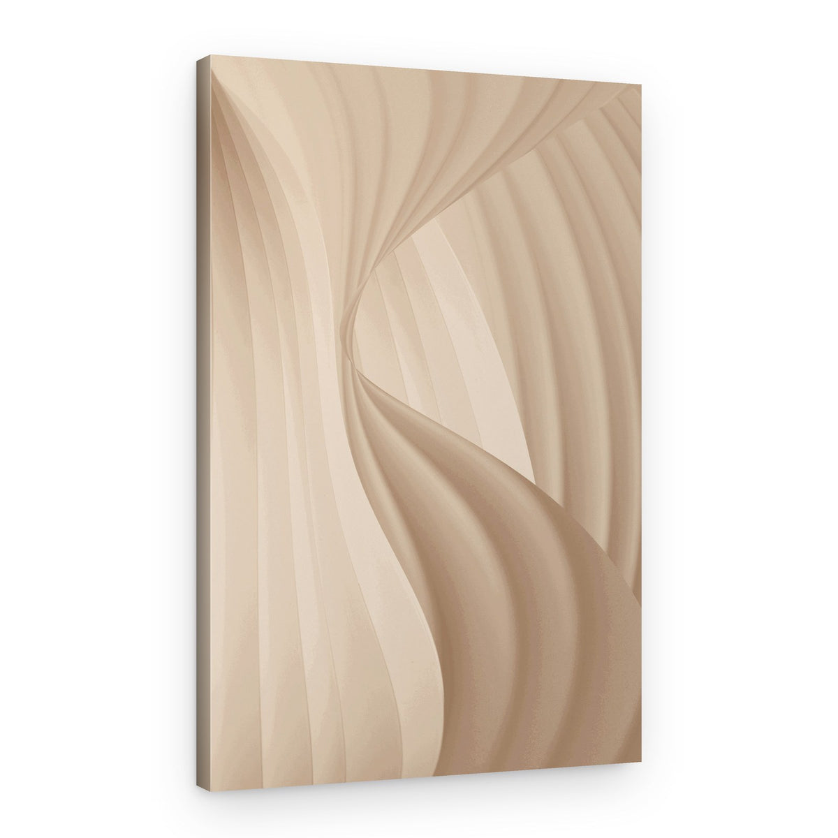 Elegant Neutral Flow – Canvas Print