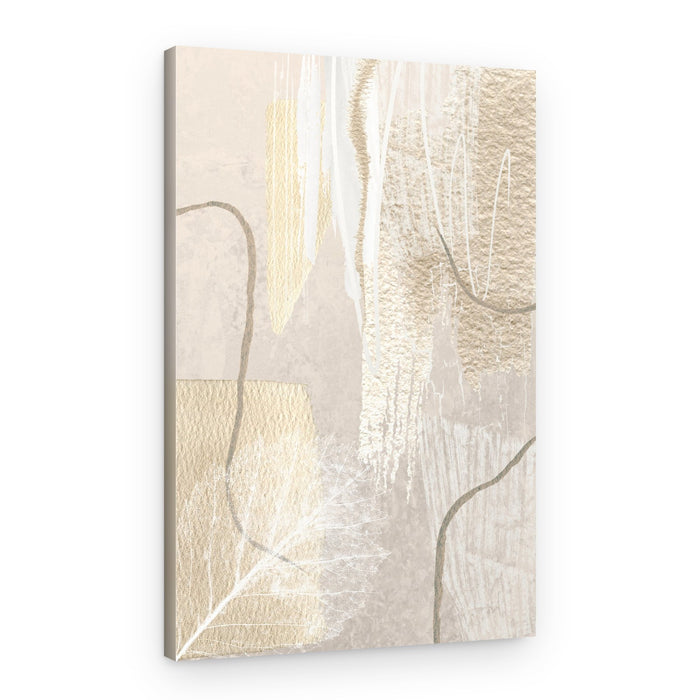Textured Gold Abstract – Canvas Print