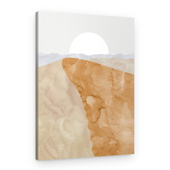 Desert Sun Horizon – Canvas Print