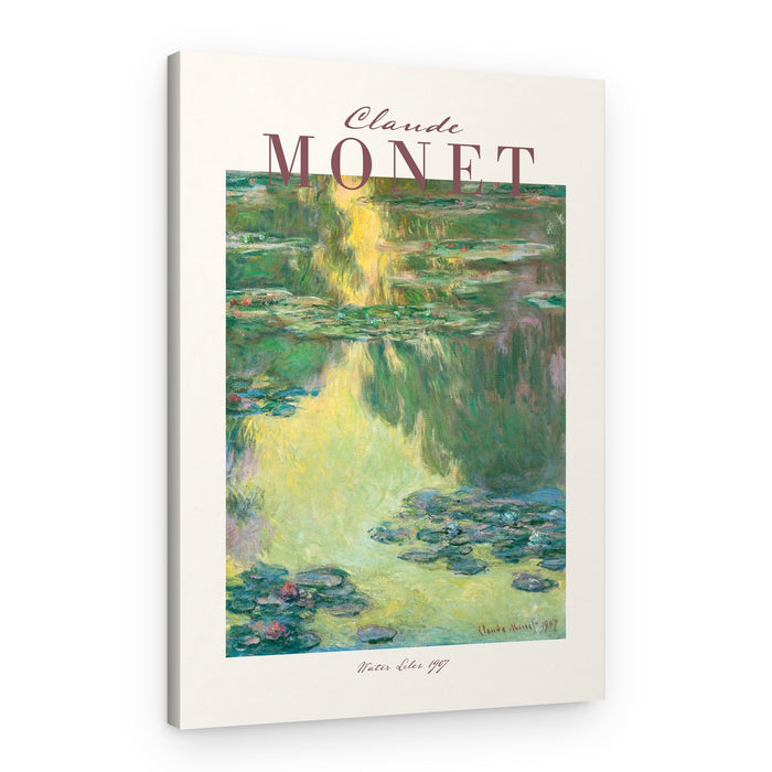 Water Lilies Reflection – Canvas Print