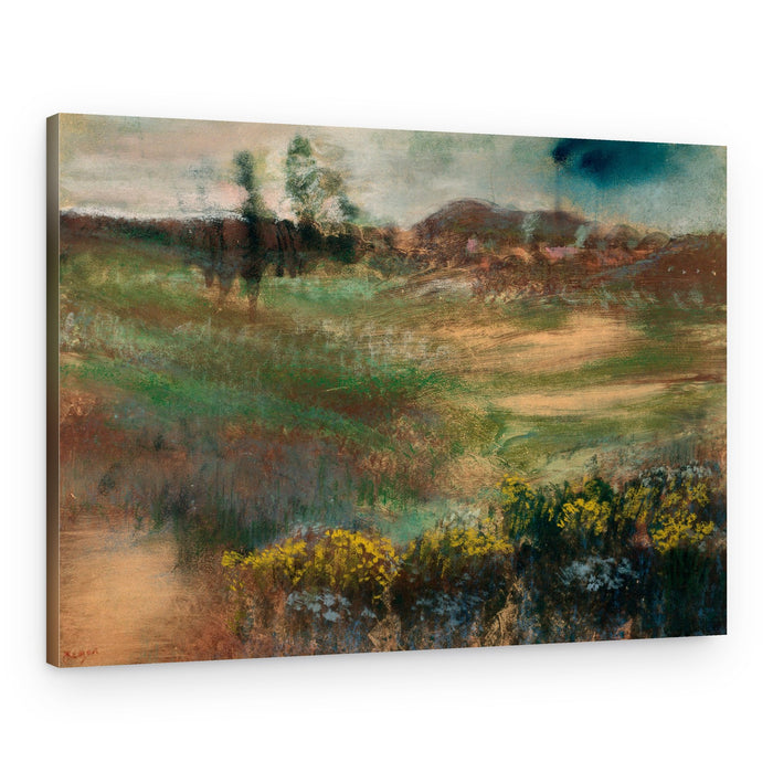 Landscape With Smokestacks – Canvas Print
