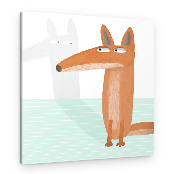 Sly Fox Duo – Canvas Print