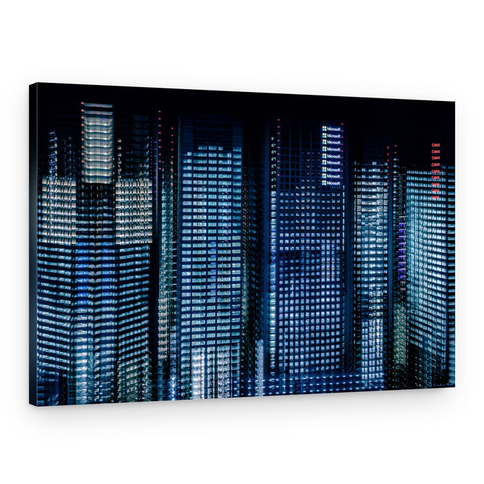 Abstract City Lights – Canvas Print