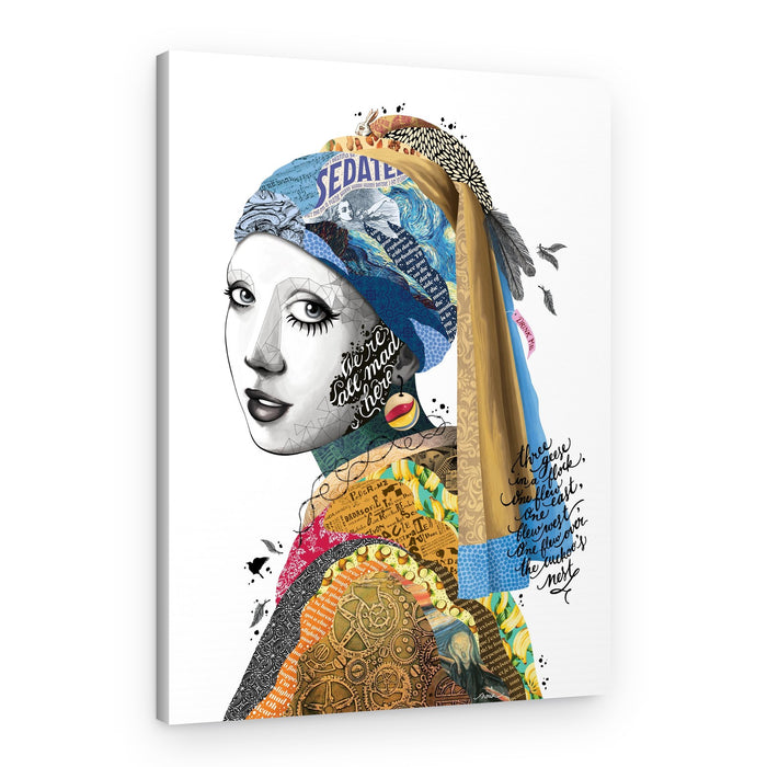 Surreal Pop Art Girl – Canvas Print