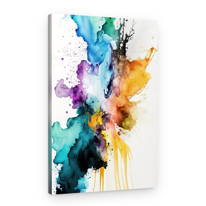 Vibrant Abstract Splash – Canvas Print