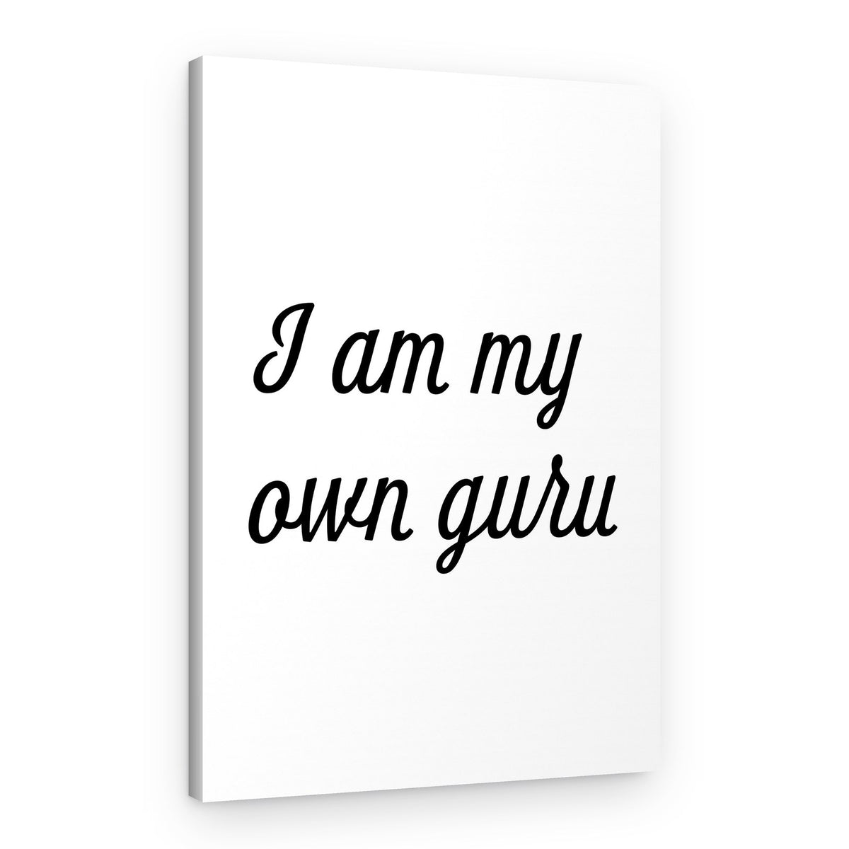 I Am My Own Guru – Canvas Print