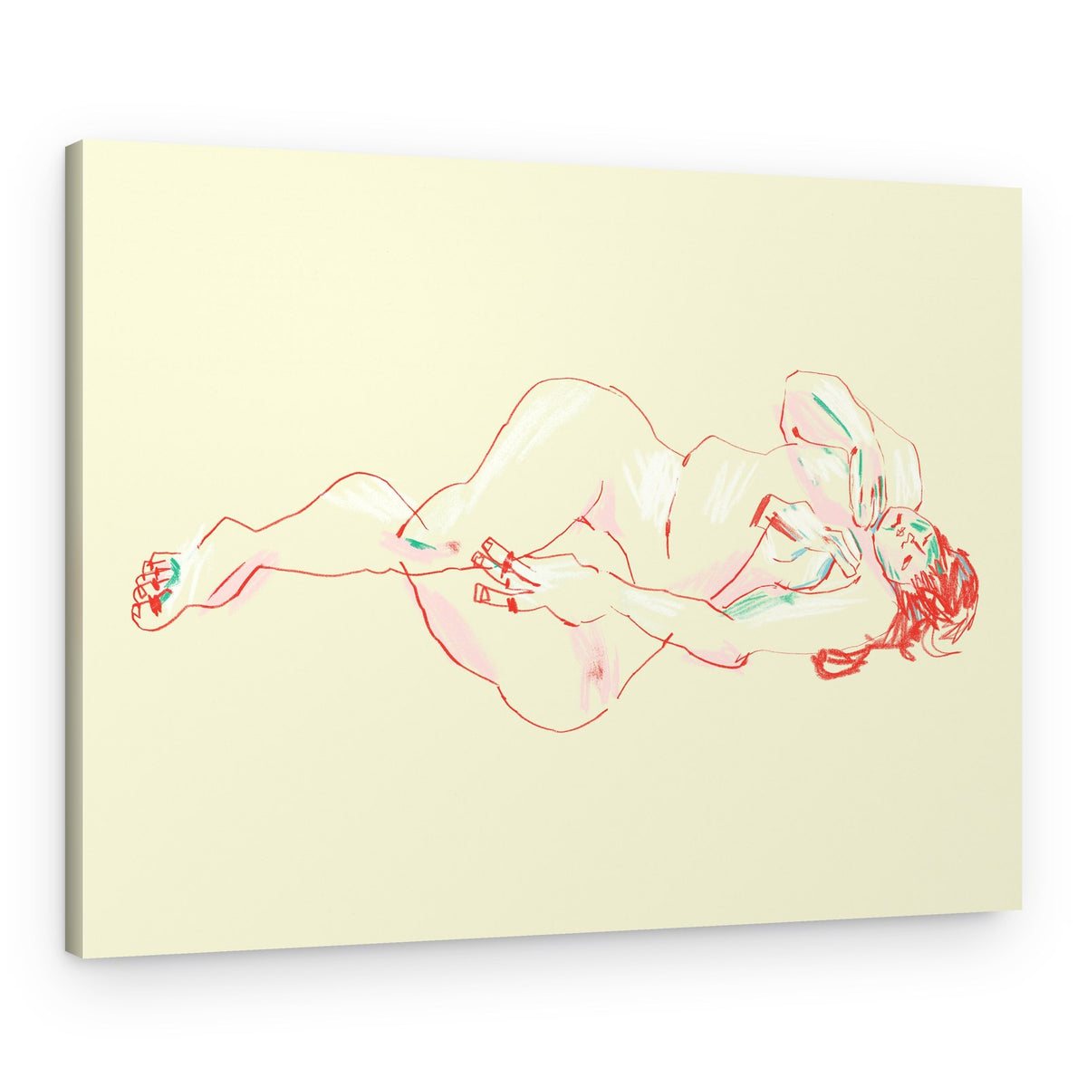 Calm Reclining Figure – Canvas Print