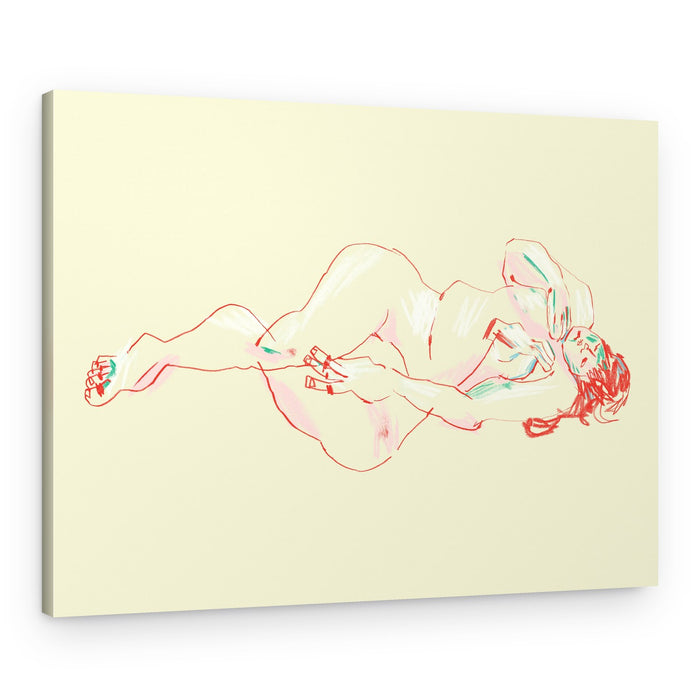 Calm Reclining Figure – Canvas Print