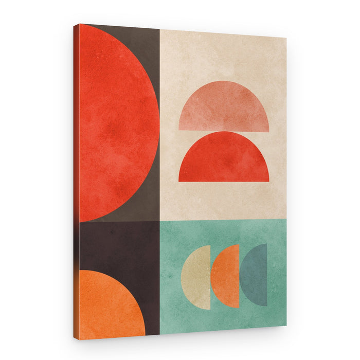Geometric Color Blocks – Canvas Print