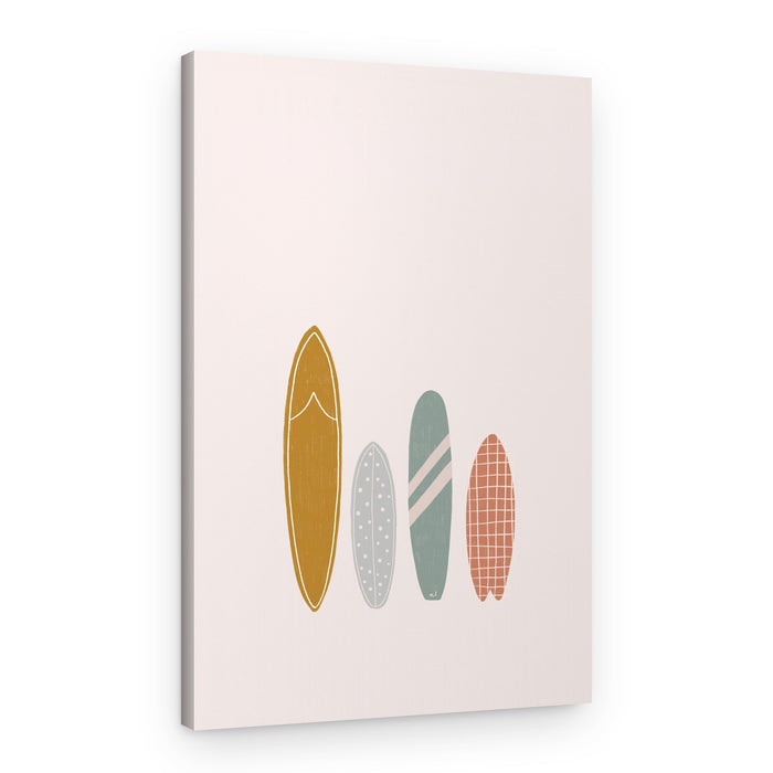 Boho Beach Surfboards – Canvas Print