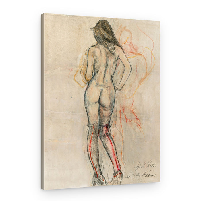 Sensual Nude Drawing – Canvas Print