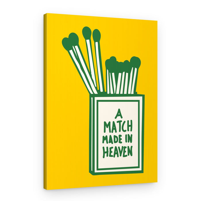 A Match Made In Heaven – Canvas Print