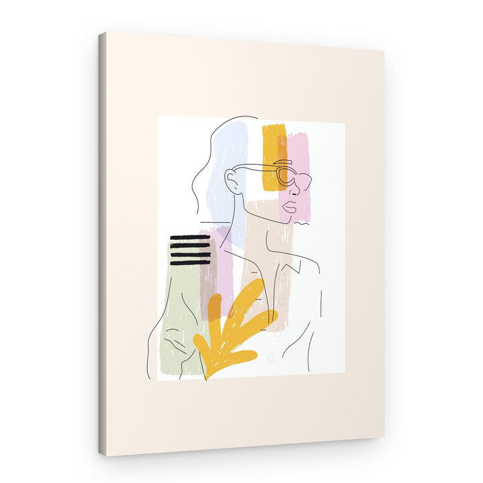Chic Woman Shades – Canvas Print