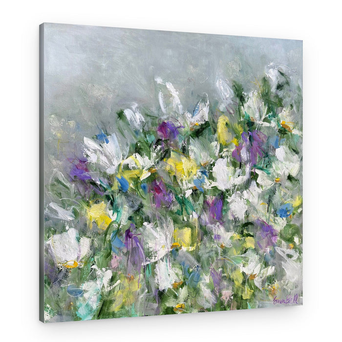 Vibrant Flower Meadow – Canvas Print