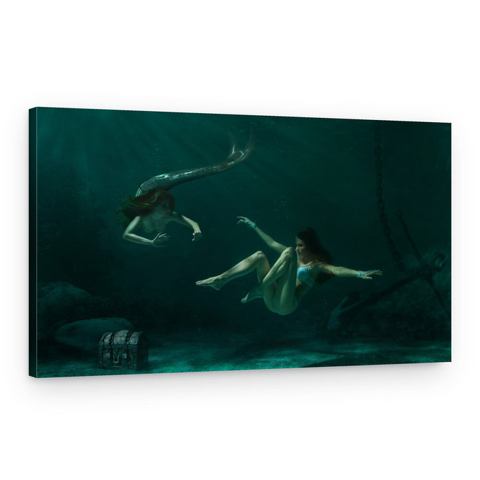 Underwater Mermaid Fantasy – Canvas Print