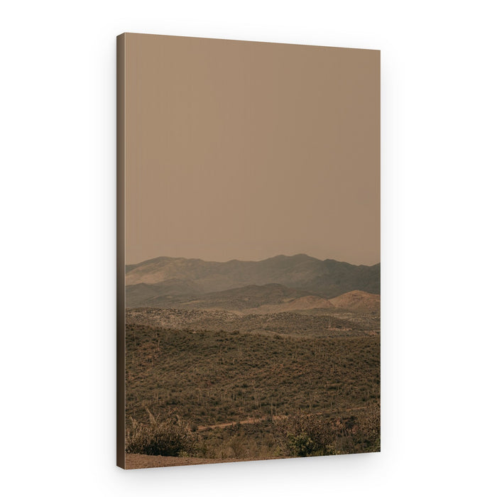 Arid Mountain Horizon – Canvas Print