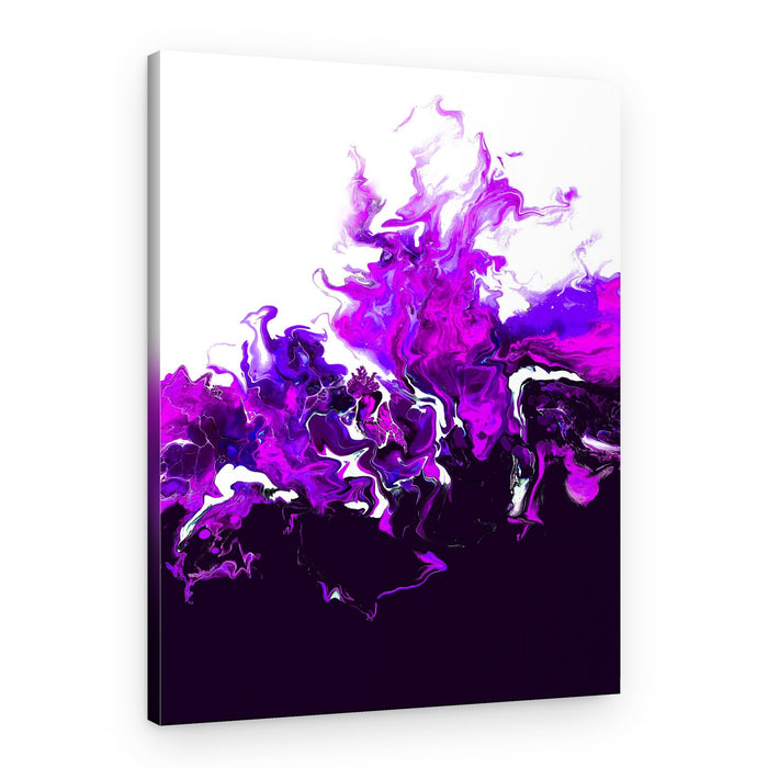 Dynamic Purple Abstract – Canvas Print
