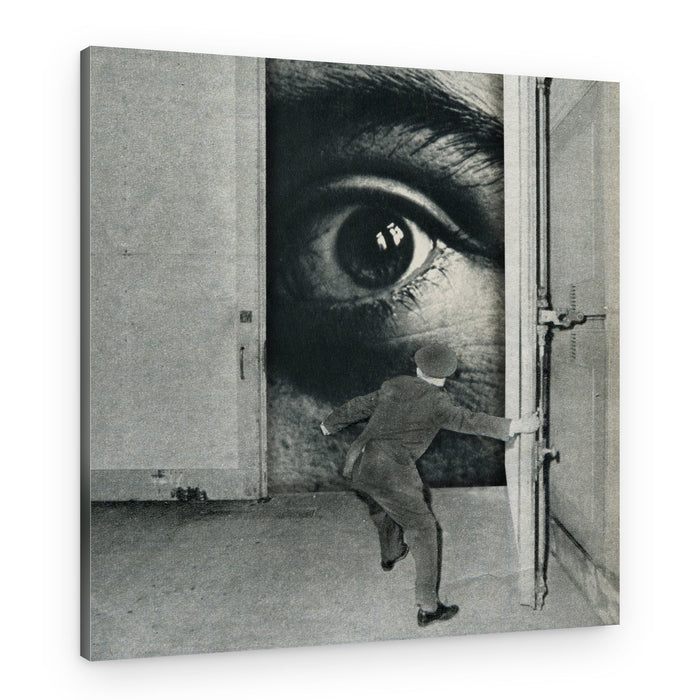 Surreal Gaze Beyond Door – Canvas Print