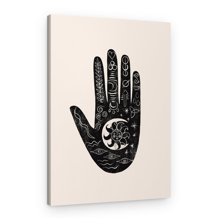 Mystical Hand Symbols – Canvas Print