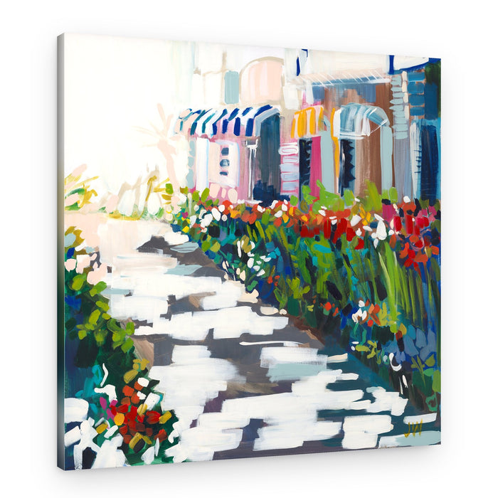 Street Awnings – Canvas Print