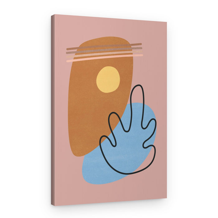 Calm Organic Shapes – Canvas Print