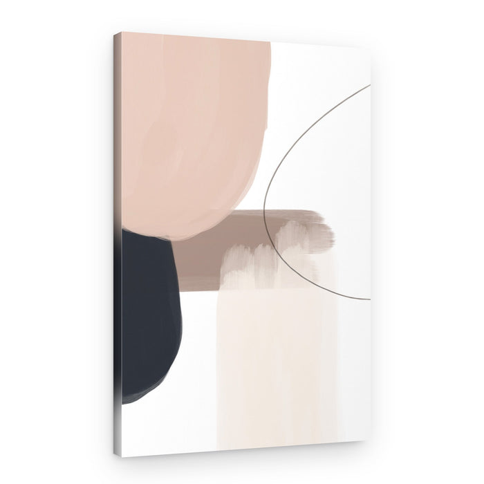 Abstract Neutral Shapes – Canvas Print