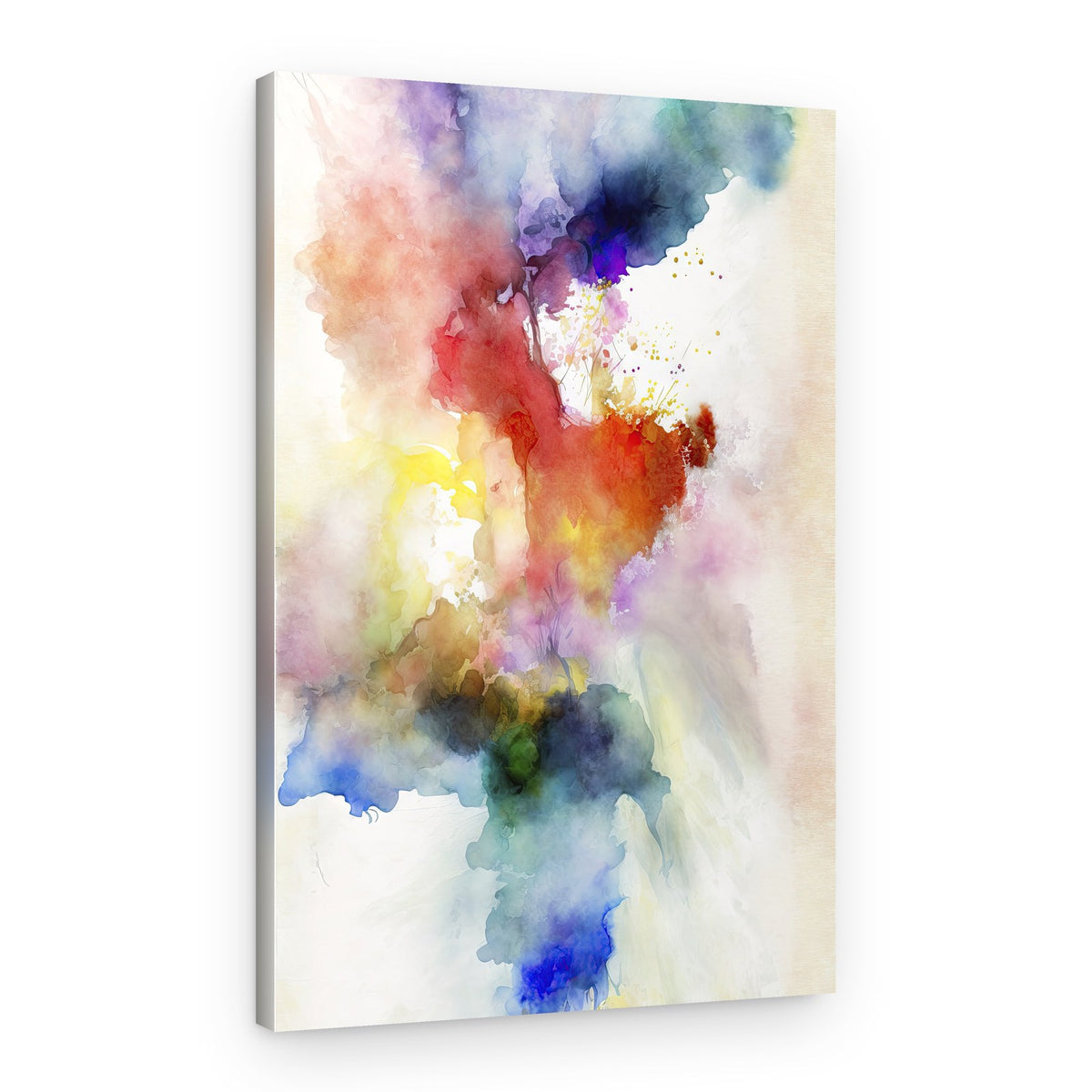 Colorful Fluid Burst – Canvas Print