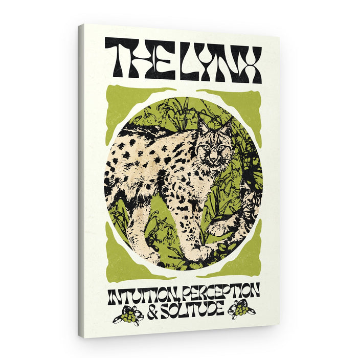 The Lynx Wild Intuition – Canvas Print