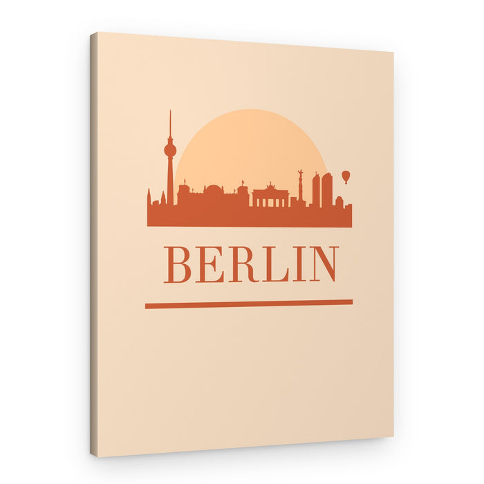 Berlin City Skyline – Canvas Print