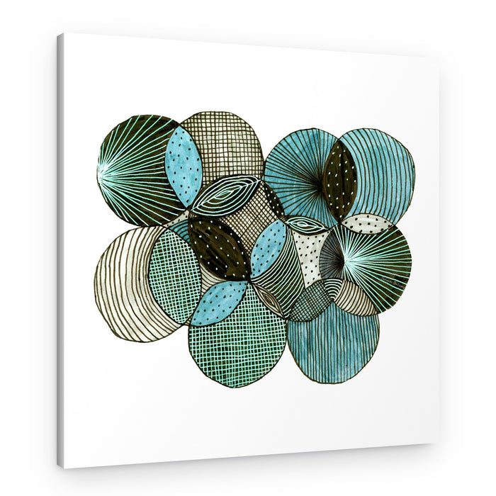 Organic Circle Patterns – Canvas Print