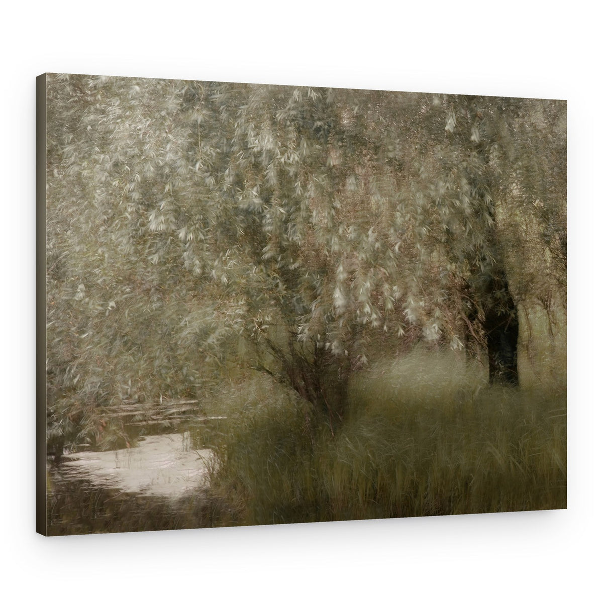 At the riverbank – Canvas Print