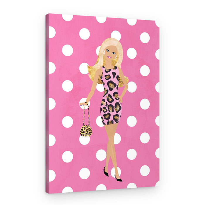 Pink Leopard Glamour – Canvas Print