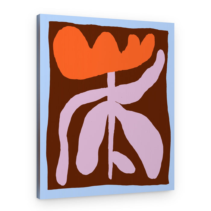 Modern Abstract Flower – Canvas Print