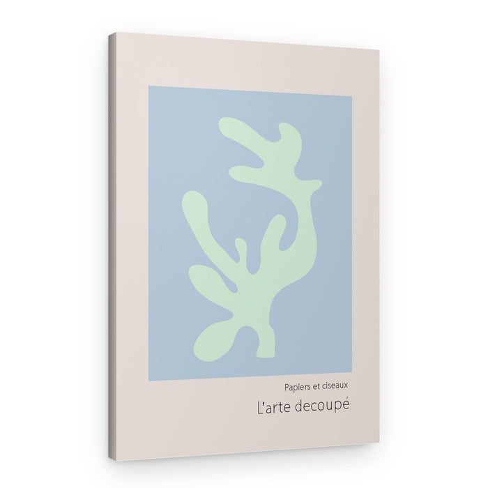 Abstract Organic Cutouts – Canvas Print