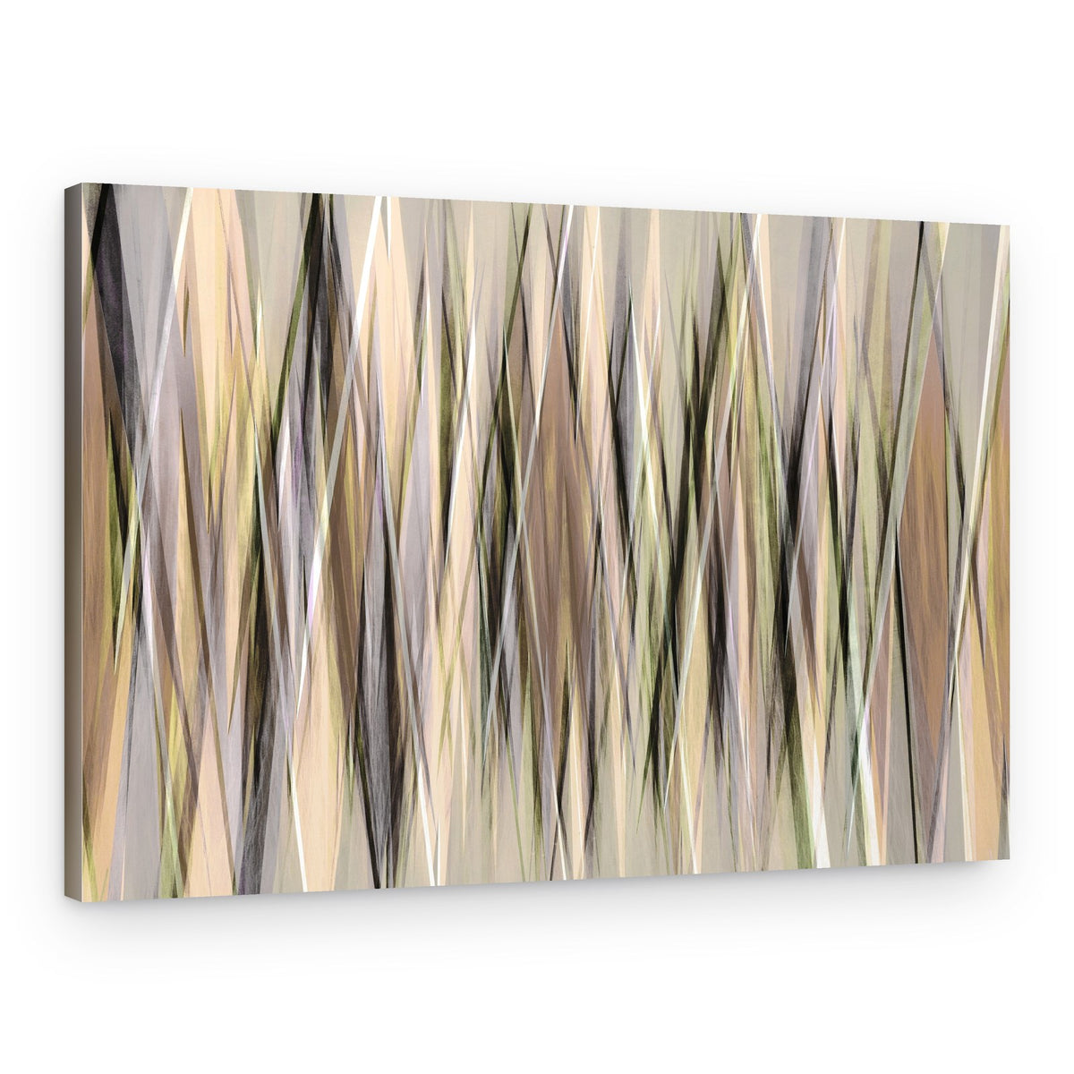 Abstract Earthy Lines – Canvas Print