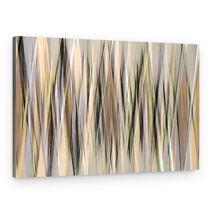 Abstract Earthy Lines – Canvas Print