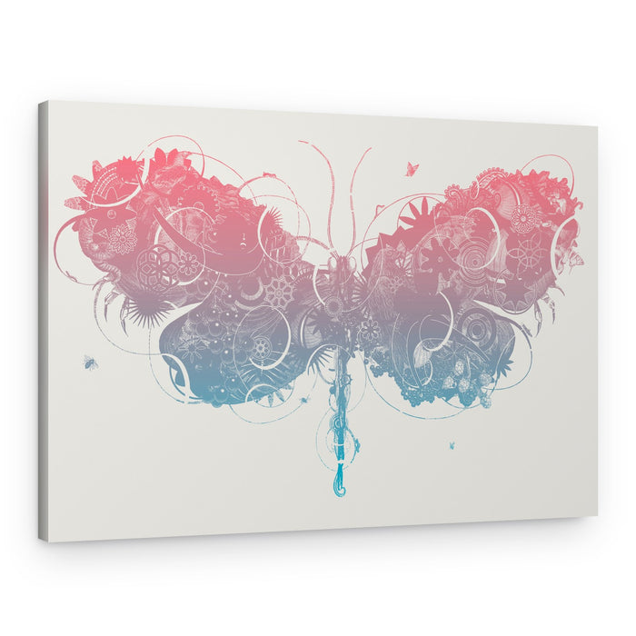 Ornate Mechanical Butterfly – Canvas Print