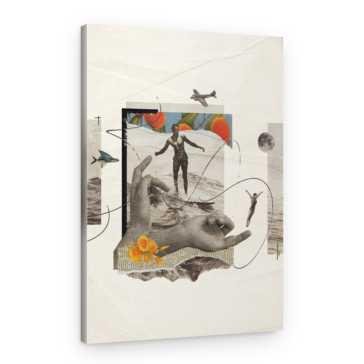 Surfing Summer Dream – Canvas Print