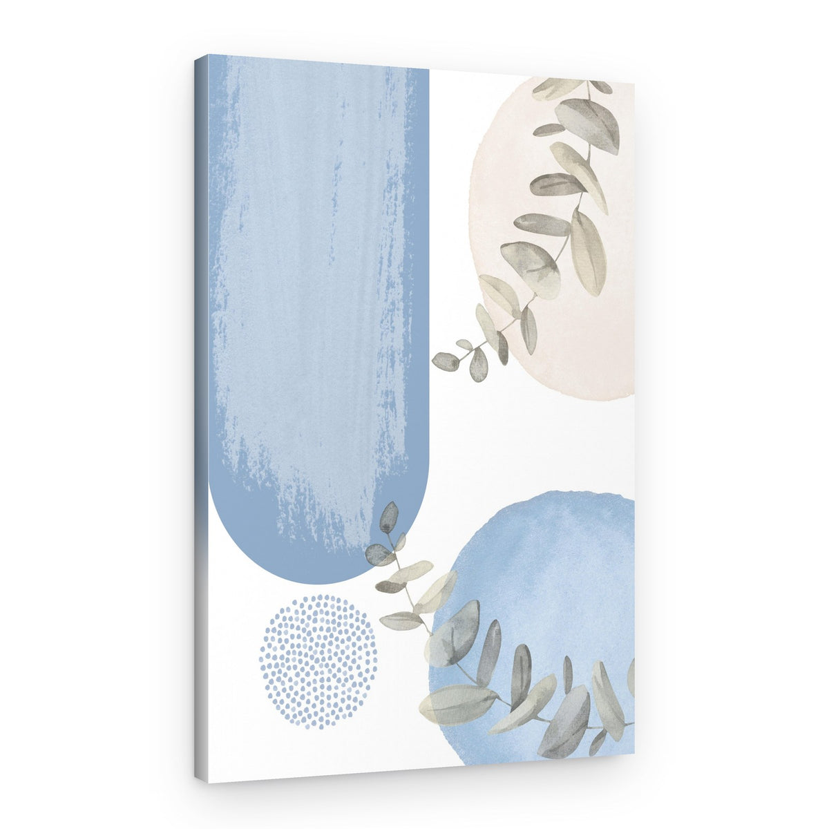 Eucalyptus Abstract Shapes – Canvas Print