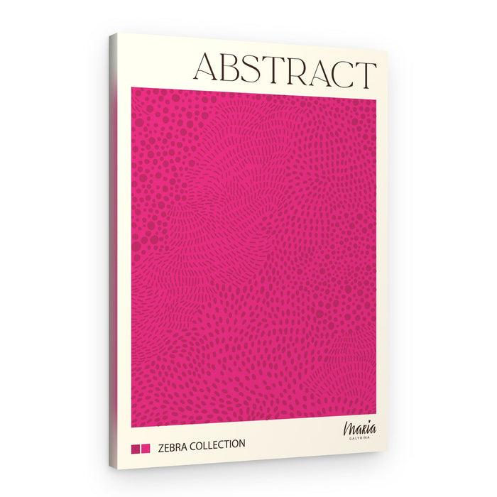 Vibrant Magenta Zebra – Canvas Print