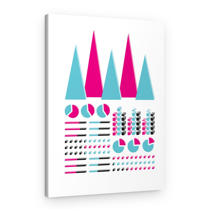 Geometric Data Visualization – Canvas Print