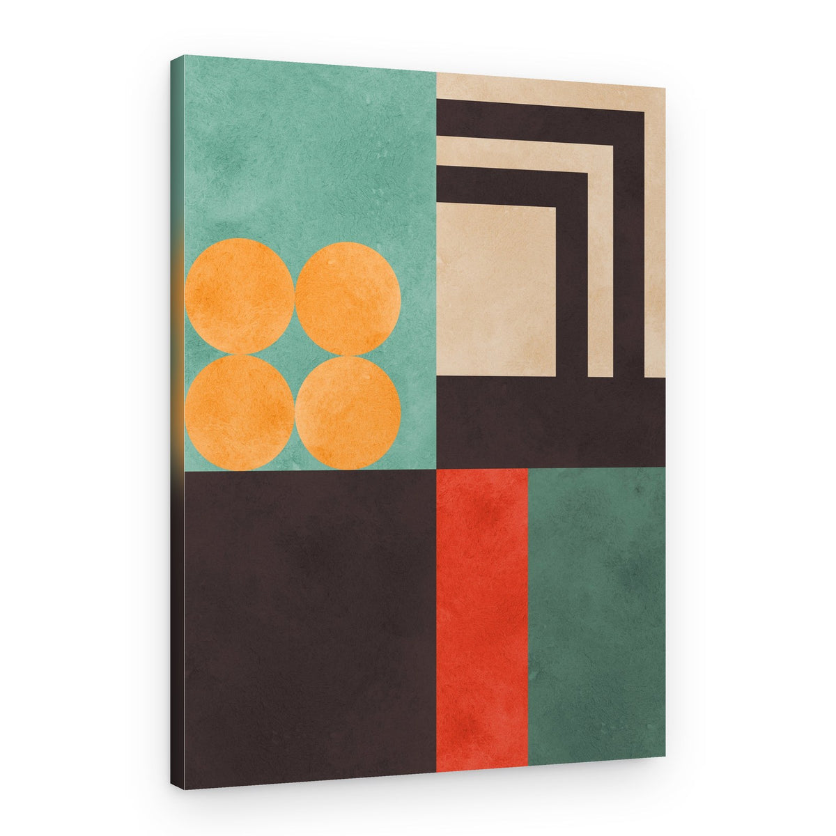Geometric Color Blocks – Canvas Print