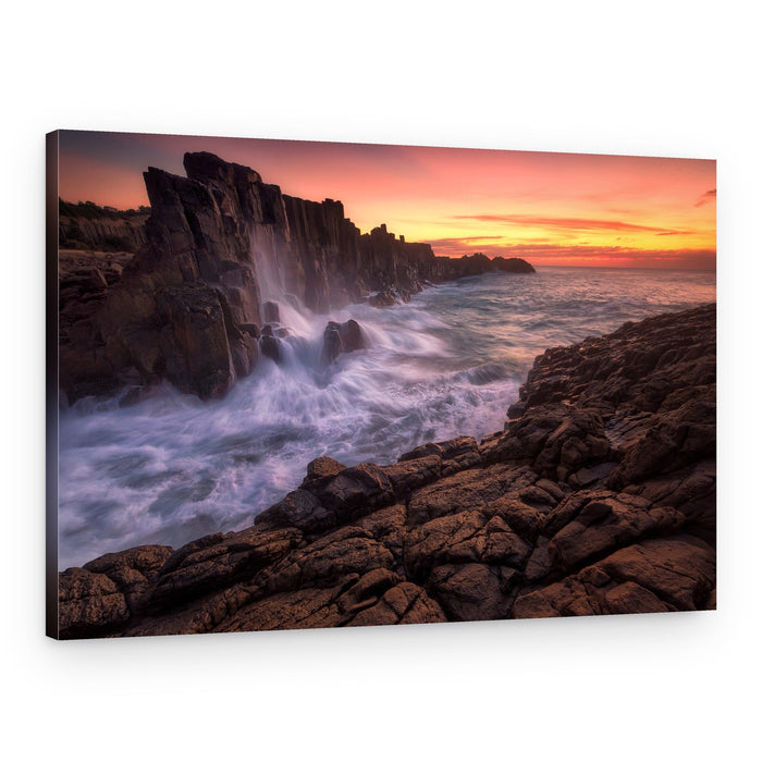 Dramatic Coastal Sunset – Canvas Print