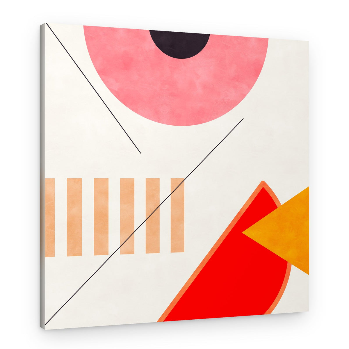 Mid Bauhaus Geometry 2 – Canvas Print
