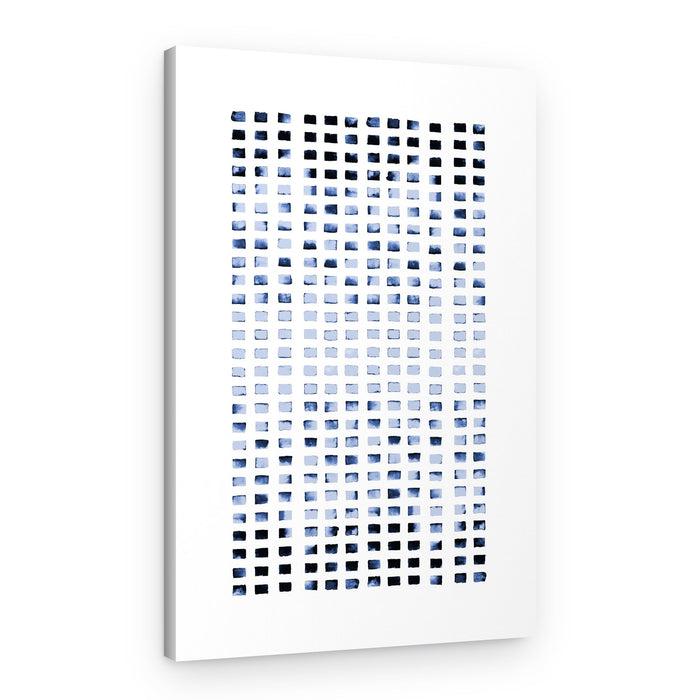 Indigo Square Gradient – Canvas Print