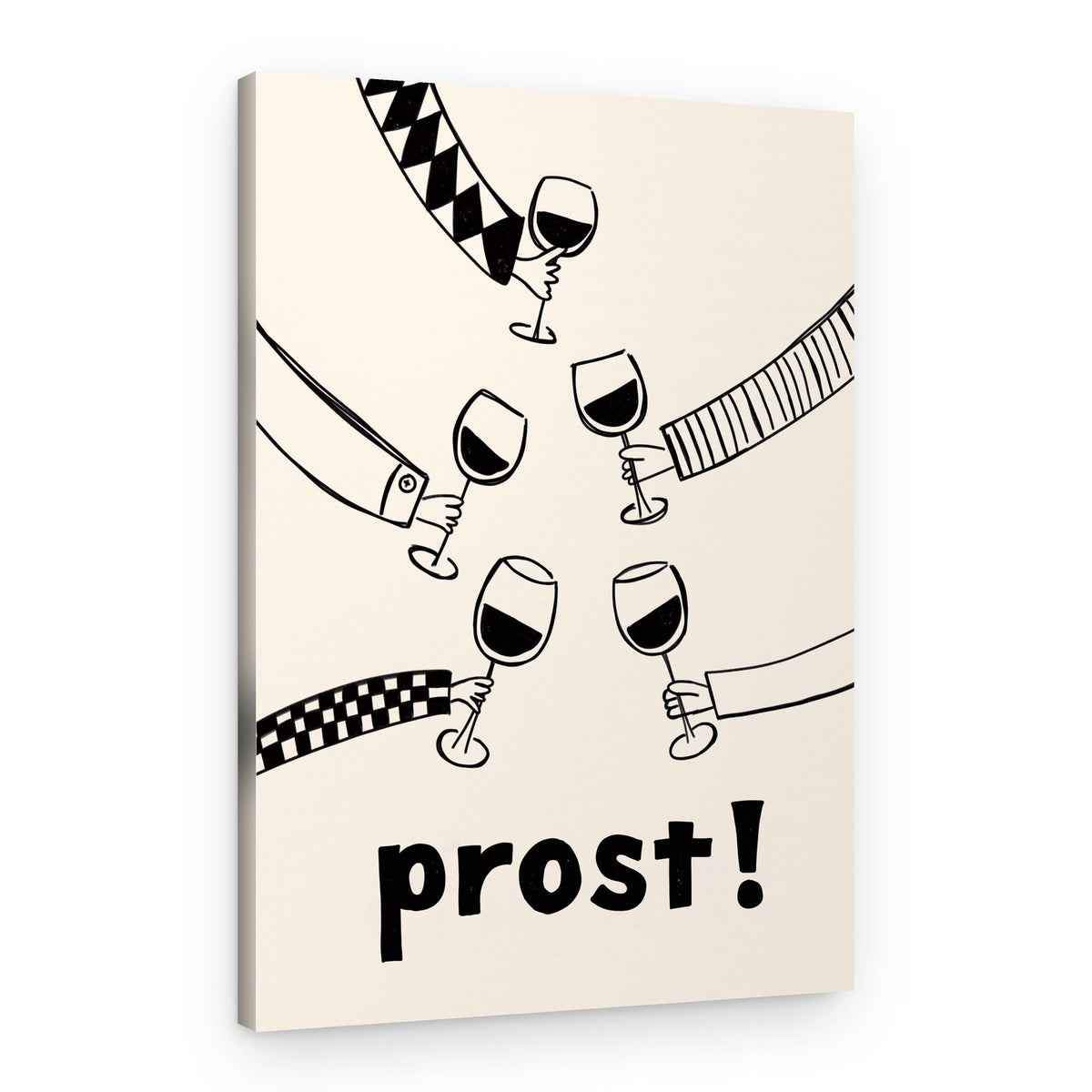 Prost Celebration Toast – Canvas Print