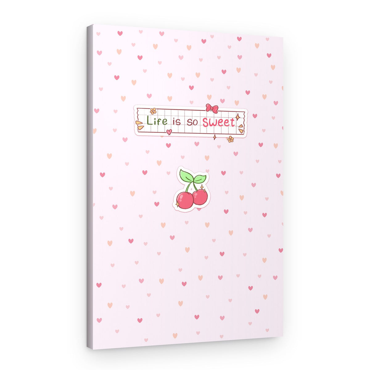 Sweet Cherries Life Is Sweet – Canvas Print