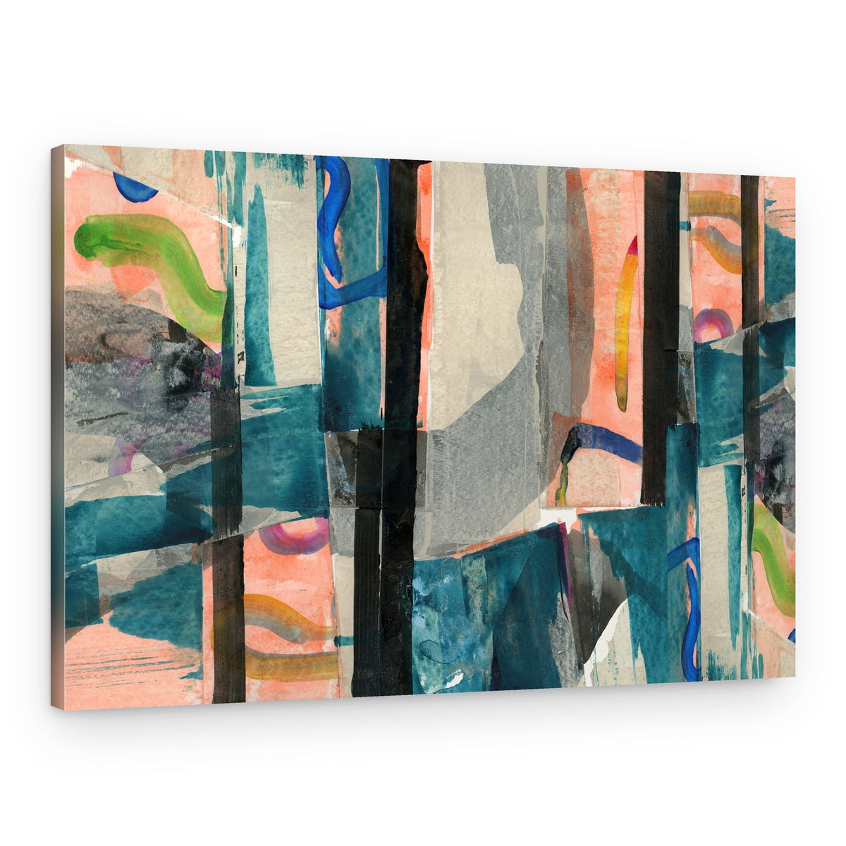 Modern Abstract Collage – Canvas Print