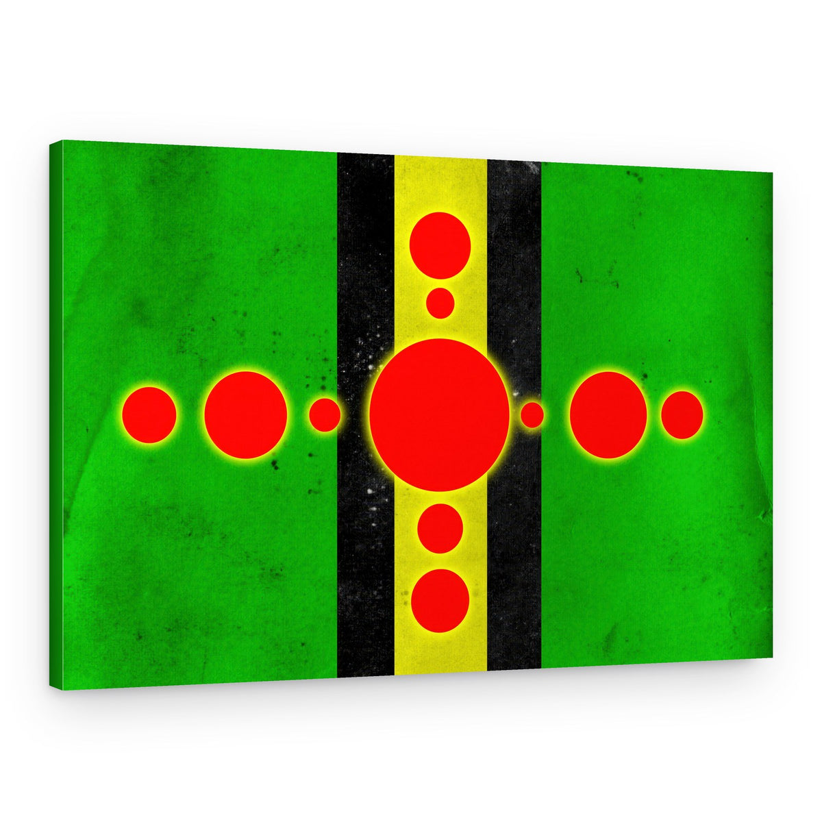 Glowing Planetary Alignment – Canvas Print